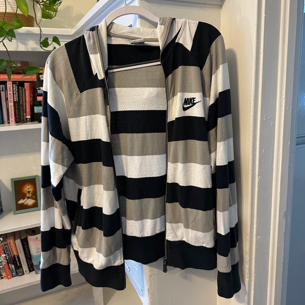 Vintage Nike striped zip up jacket